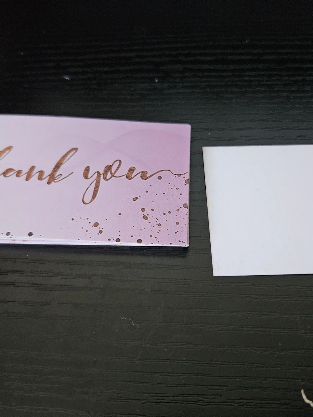 Purple Ombre Thank You Cards
